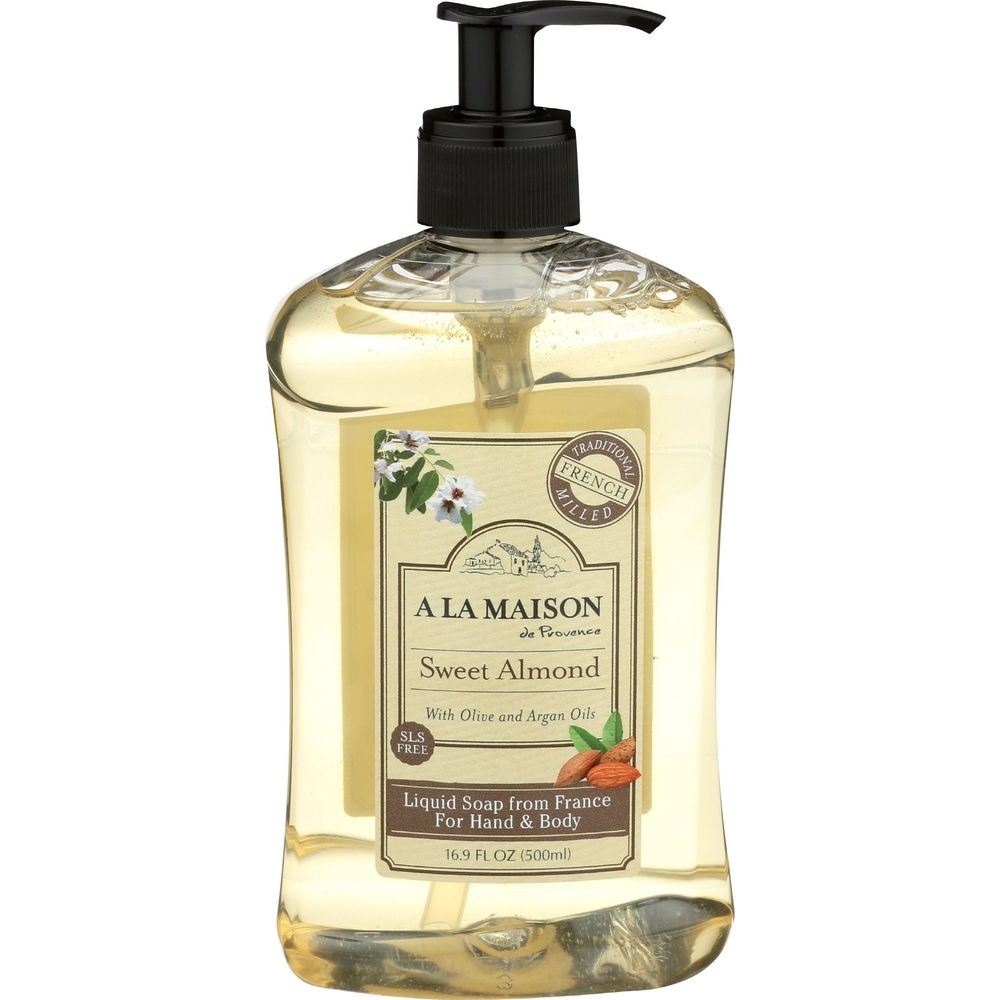 A La Maison Sweet Almond Liquid Soap, 16.9 Fluid Ounce