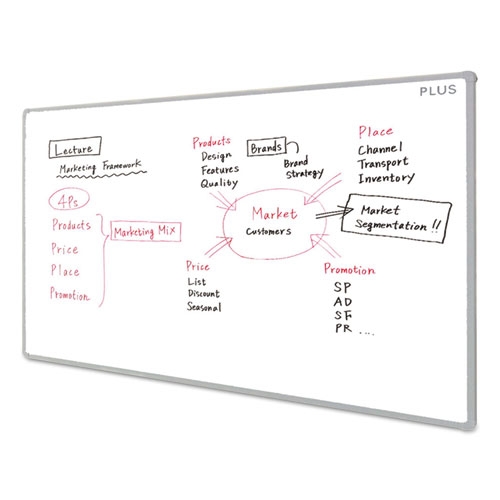 Plus Light Gray ABS Plastic Frame MTG Electronic Sync Board, 47.3 x 35.4 inch