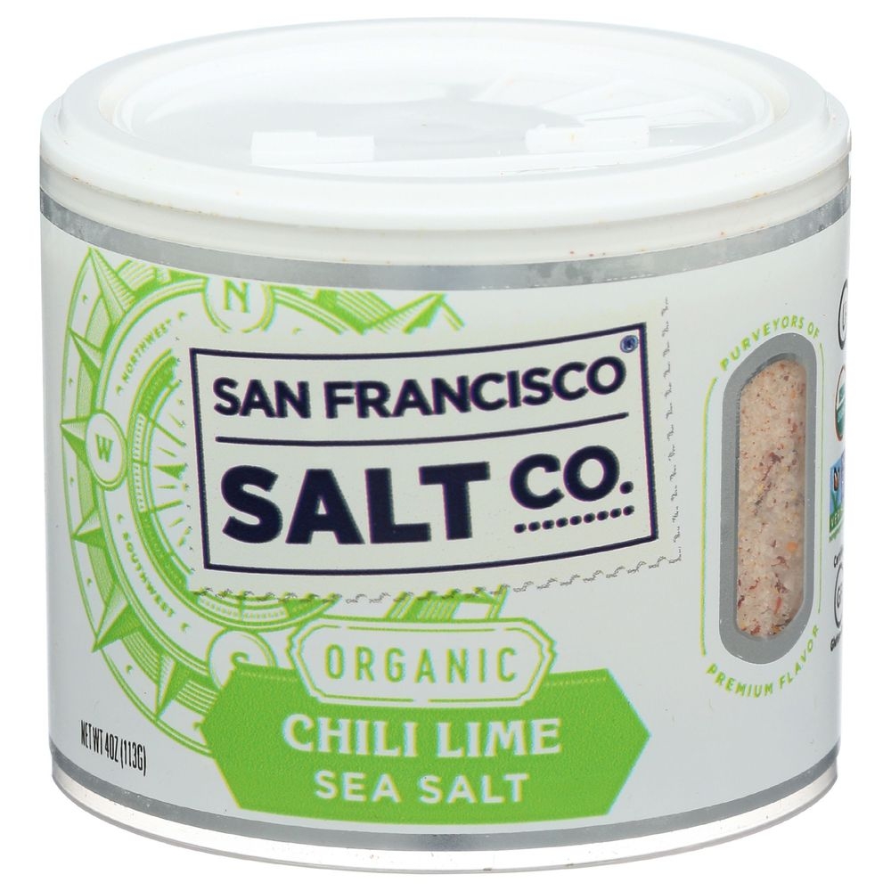 San Francisco Salt Chile Lime Sea Salt, 4 Ounce -- 6 per case