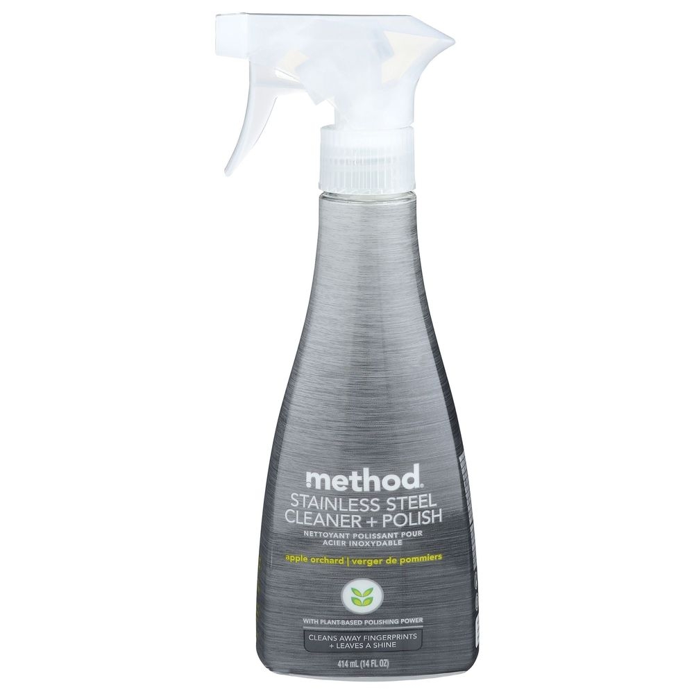 Method Apple Orchard Stainless Steel Cleaner Plus Polish, 14 Ounce -- 6 per case