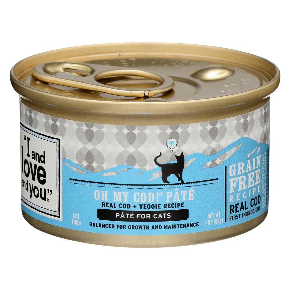I and Love and You Oh My Cod Recipe Cat Food, 3 Ounce Can -- 24 per case.