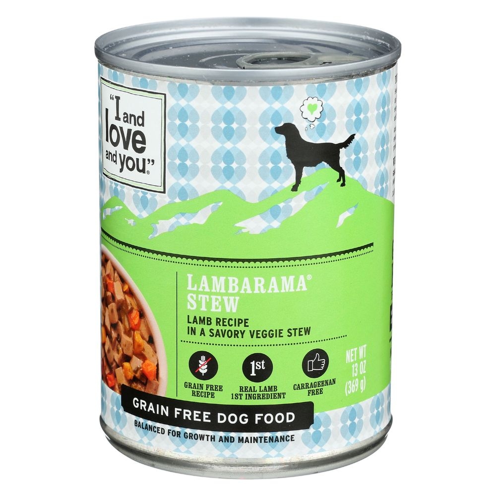 I And Love and You Lambarama Stew Wet Dog Food, 13 Ounce -- 12 per case