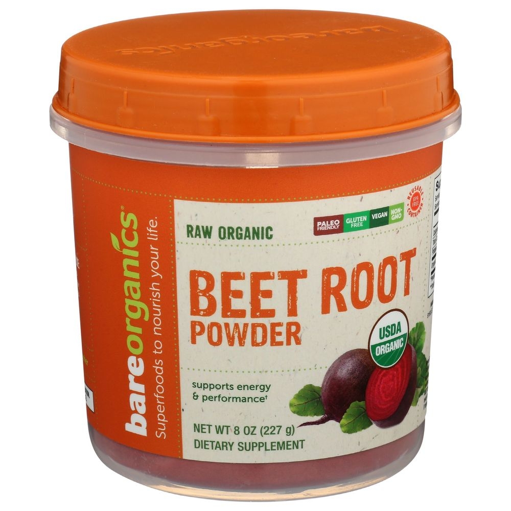 Bare Organics Beet Root Powder, 8 Ounce