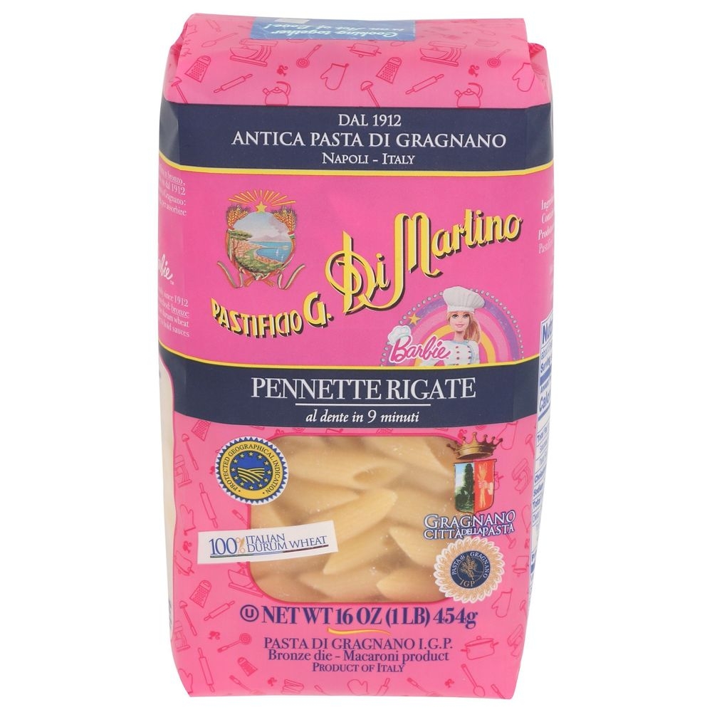 Pastificio G. Di Martino Pennette Rigate Barbie Pasta, 16 Ounce -- 12 per case