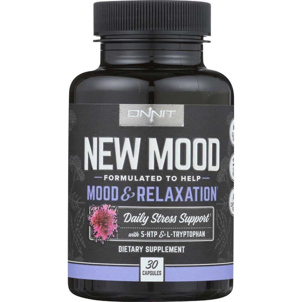 Onnit New Mood Daily Stress Support Capsules - 30 count per pack