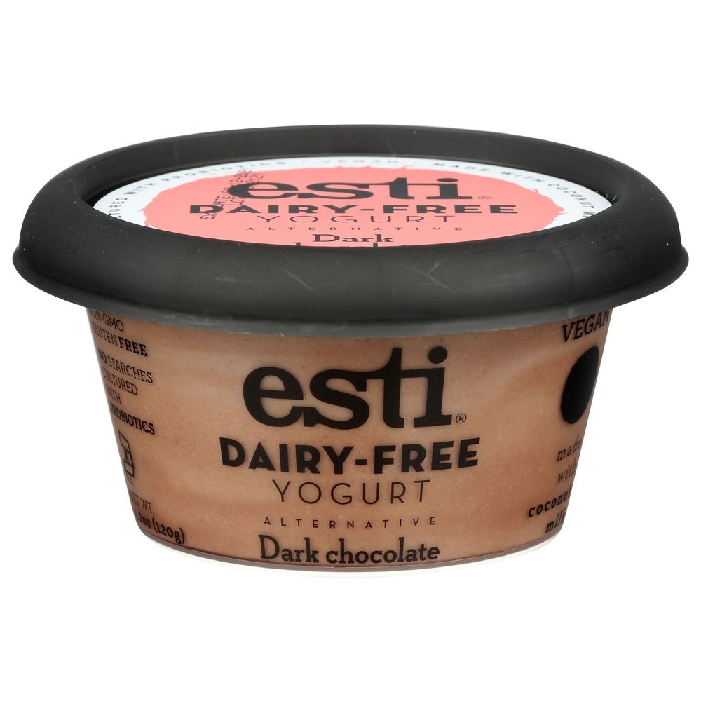 Esti Dark Chocolate Dairy-free Yogurt, 4.2 Fluid Ounce -- 6 per case