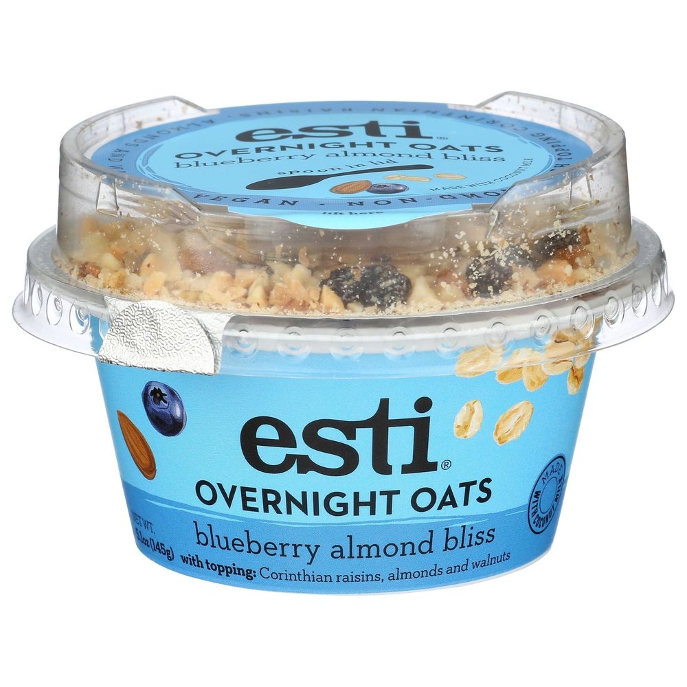 Esti Blueberry Almond Bliss Overnight Oats, 5.1 Ounce -- 6 per case