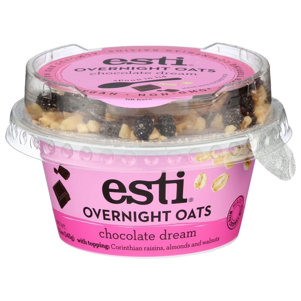Esti Chocolate Dream Overnight Oats, 5.1 Ounce -- 6 per case