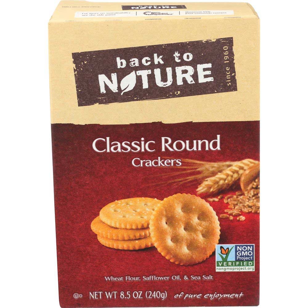 Back To Nature Classic Round Cracker, 8.5 Ounce -- 6 per case