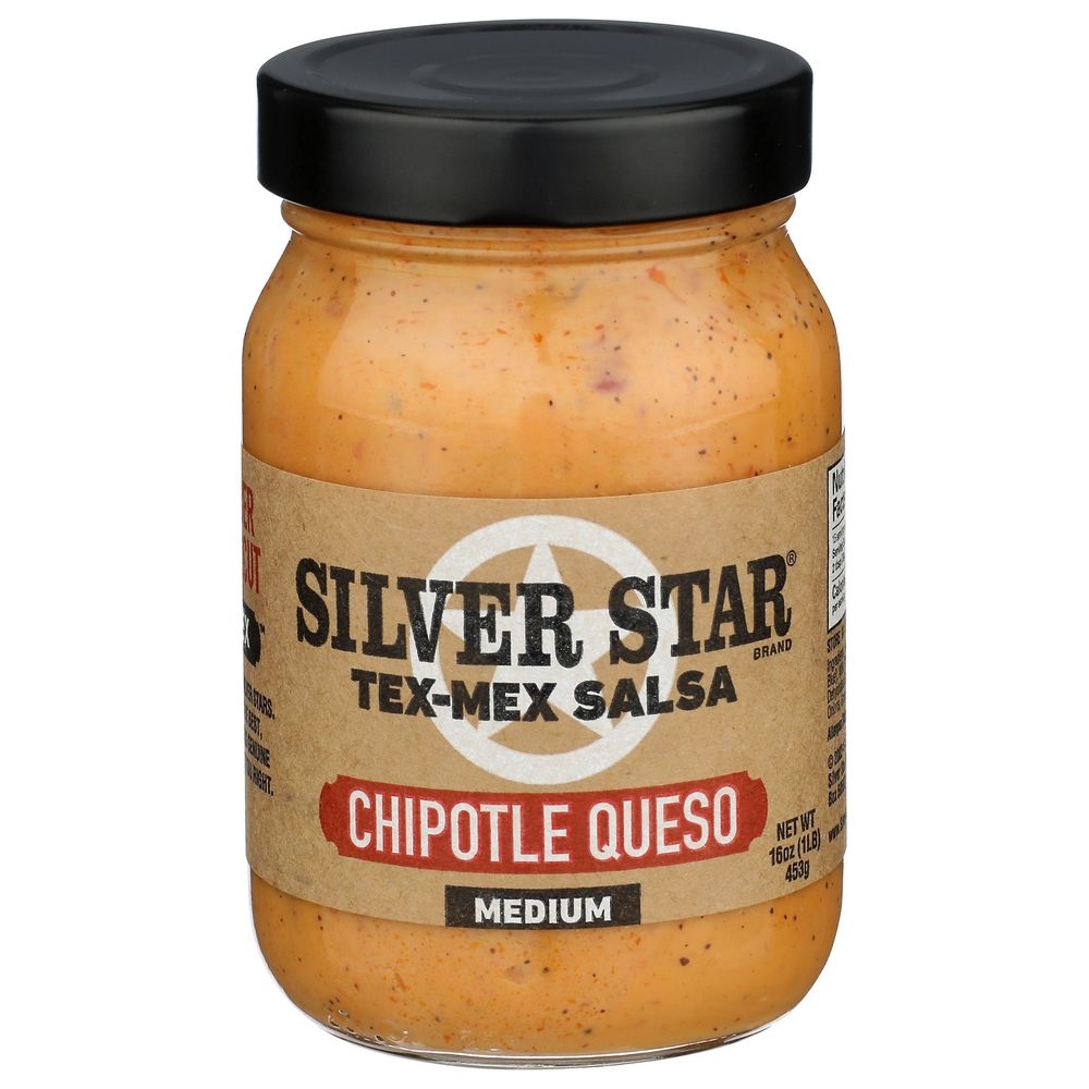 Silver Star Medium Chipotle Queso Tex-Mex Salsa, 16 Ounce -- 6 per case
