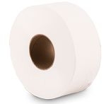 Simple Earth 2 Ply White Jumbo Bath Tissue Roll, 9 3.3 x 1000 inch -- 12 rolls per case