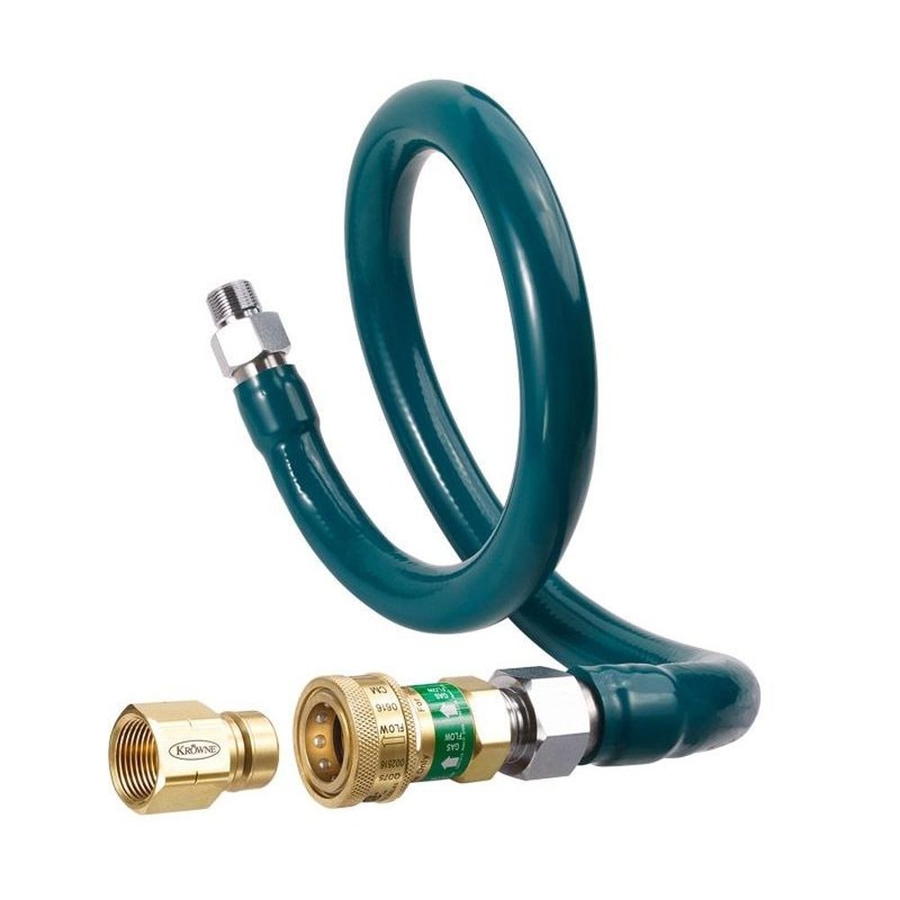 Krowne Gas Connector Kit with Quick Disconnect, .5 x 24 inch