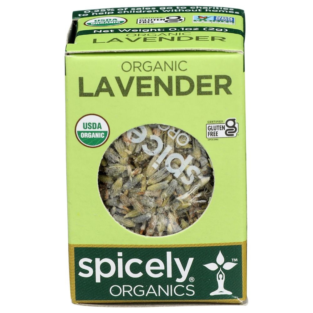 Spicely Organics Lavender, 0.1 Ounce Box -- 6 per case