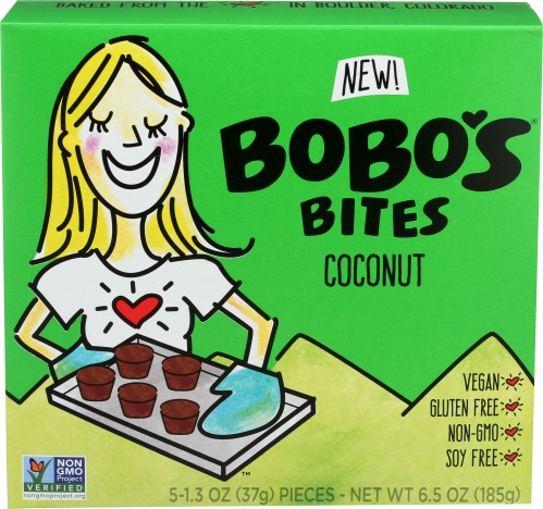 BoBos Oat Bar Coconut Bites, 6.5 Ounce -- 6 per case