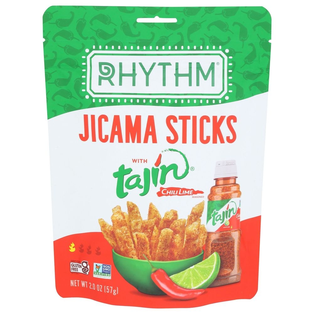 Rhythm Chili Lime Jicama Sticks, 2 Ounce -- 8 per case