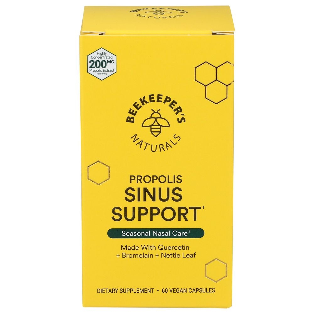 Beekeepers Naturals Propolis Sinus Support, 60 count