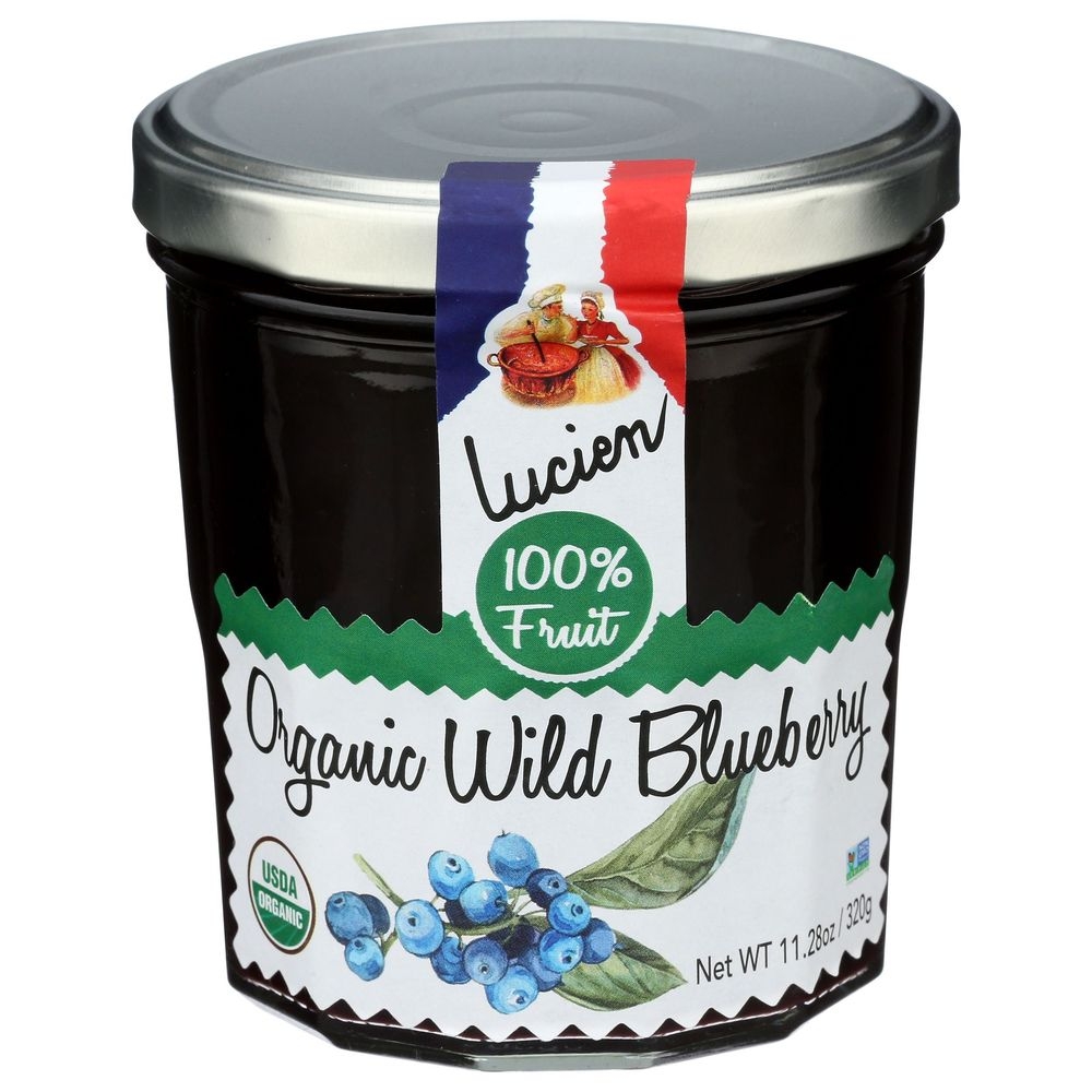 Lucien Georgelin Organic Wild Blueberry Fruit Spread, 11.28 Ounce -- 6 per case