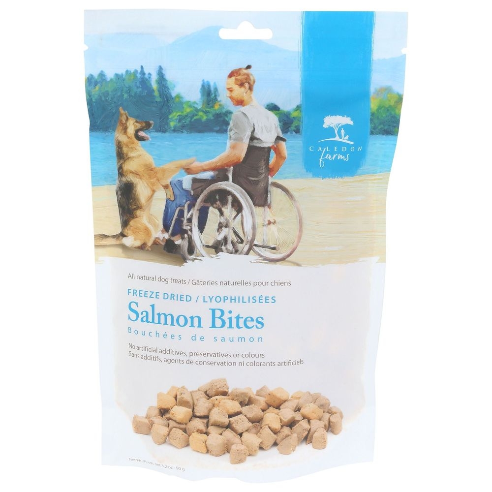 Caledon Farms Freeze Dried Salmon Bites Dog Treats, 3.2 Ounce -- 6 per case