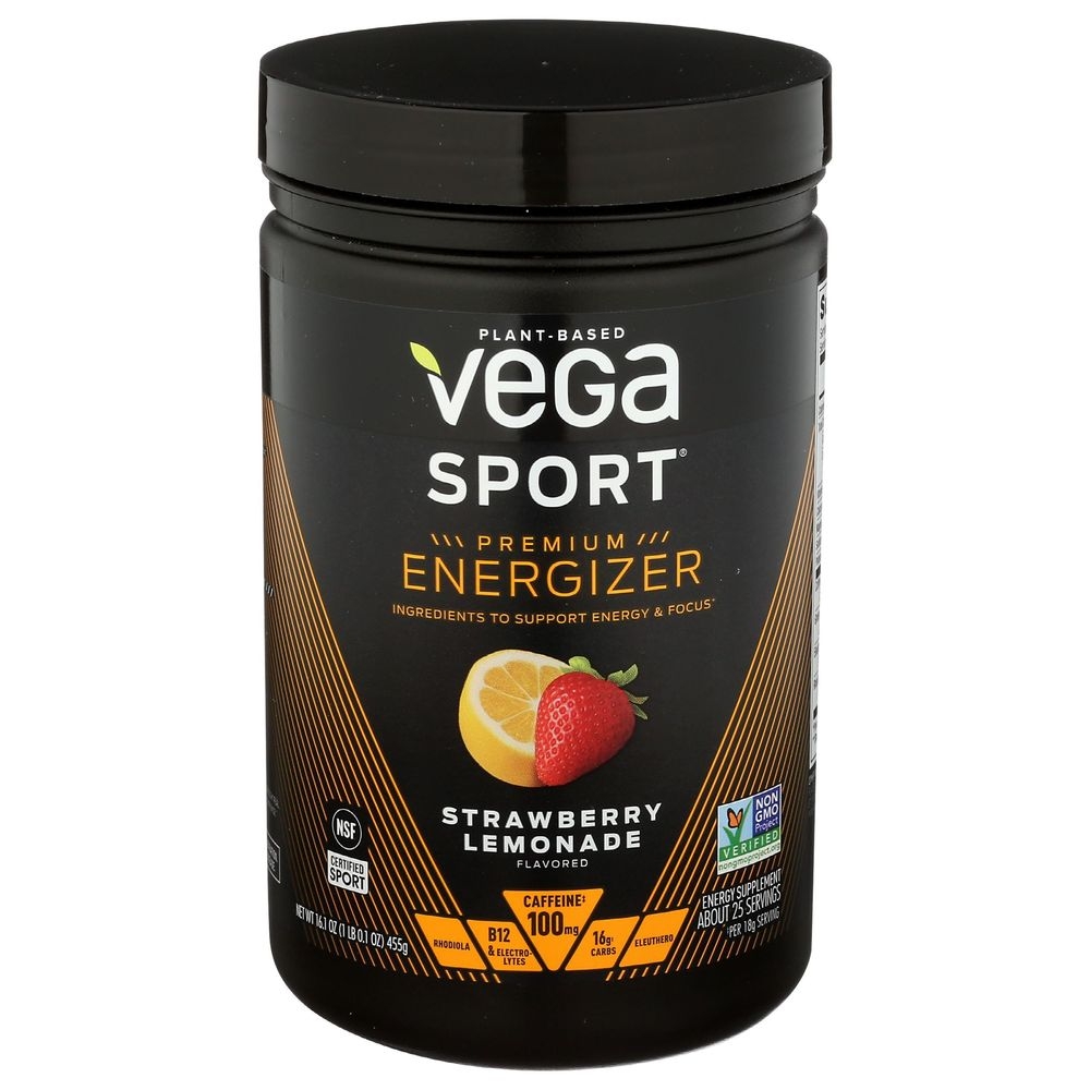 Vega Strawberry Lemonade Sport Energizer, 16.1 Ounce