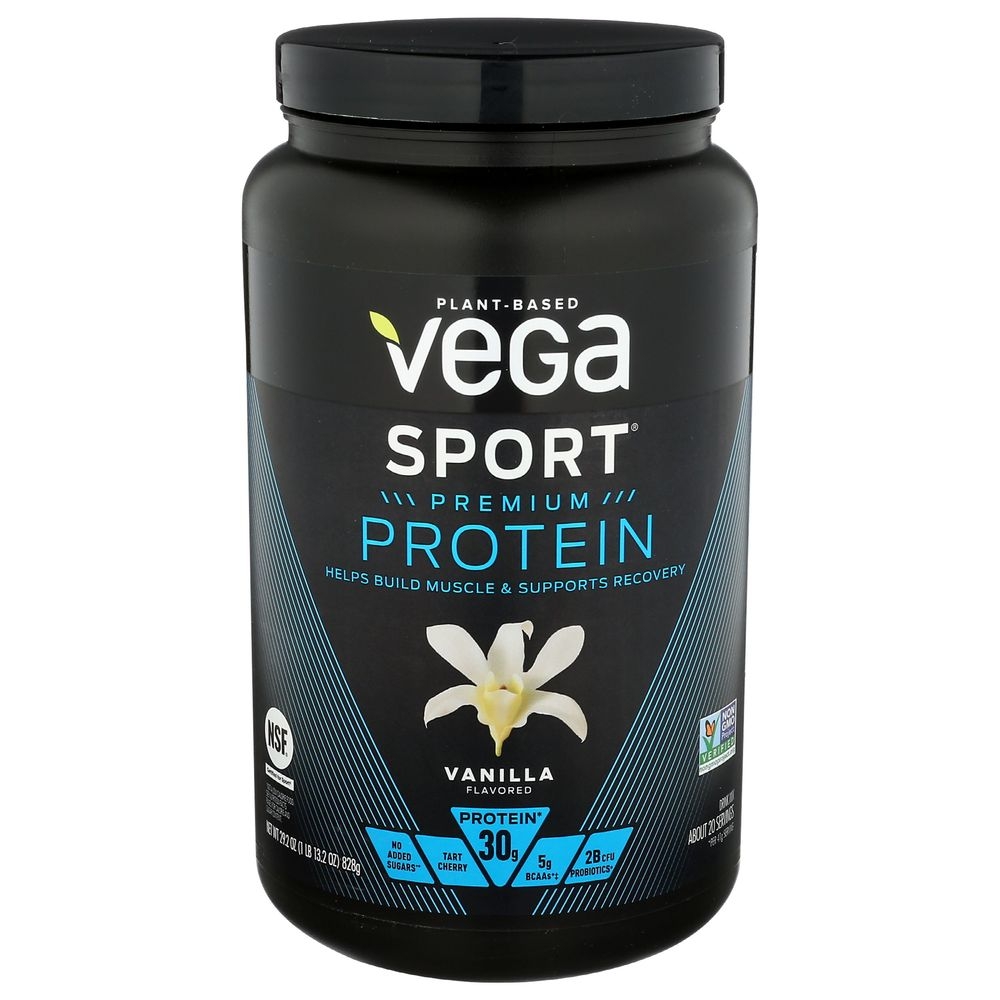 Vega Sport Vanilla Flavored Premium Protein, 29.5 Ounce