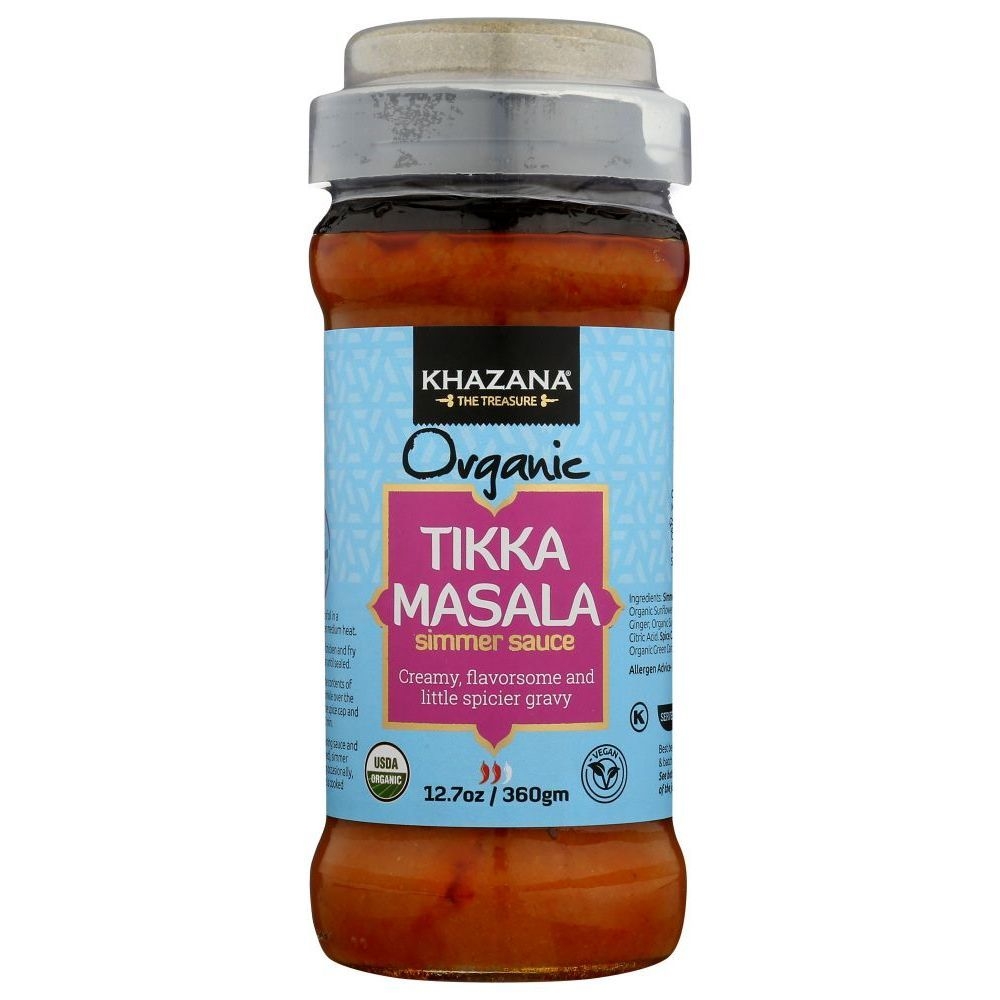 Khazana Organic Tikka Masala Simmer Sauce, 12.7 Ounce -- 6 per case