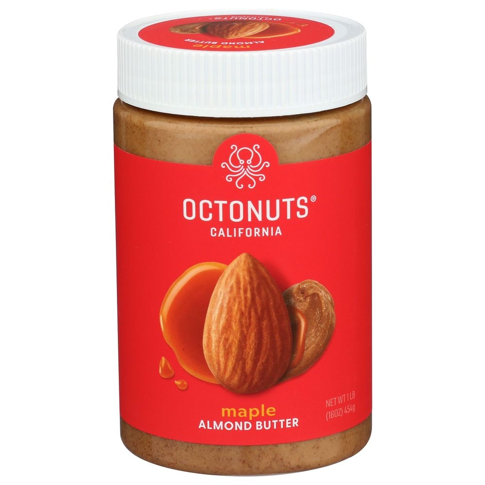 Octonuts Roasted Maple Almond Butter, 16 Ounce -- 8 per case