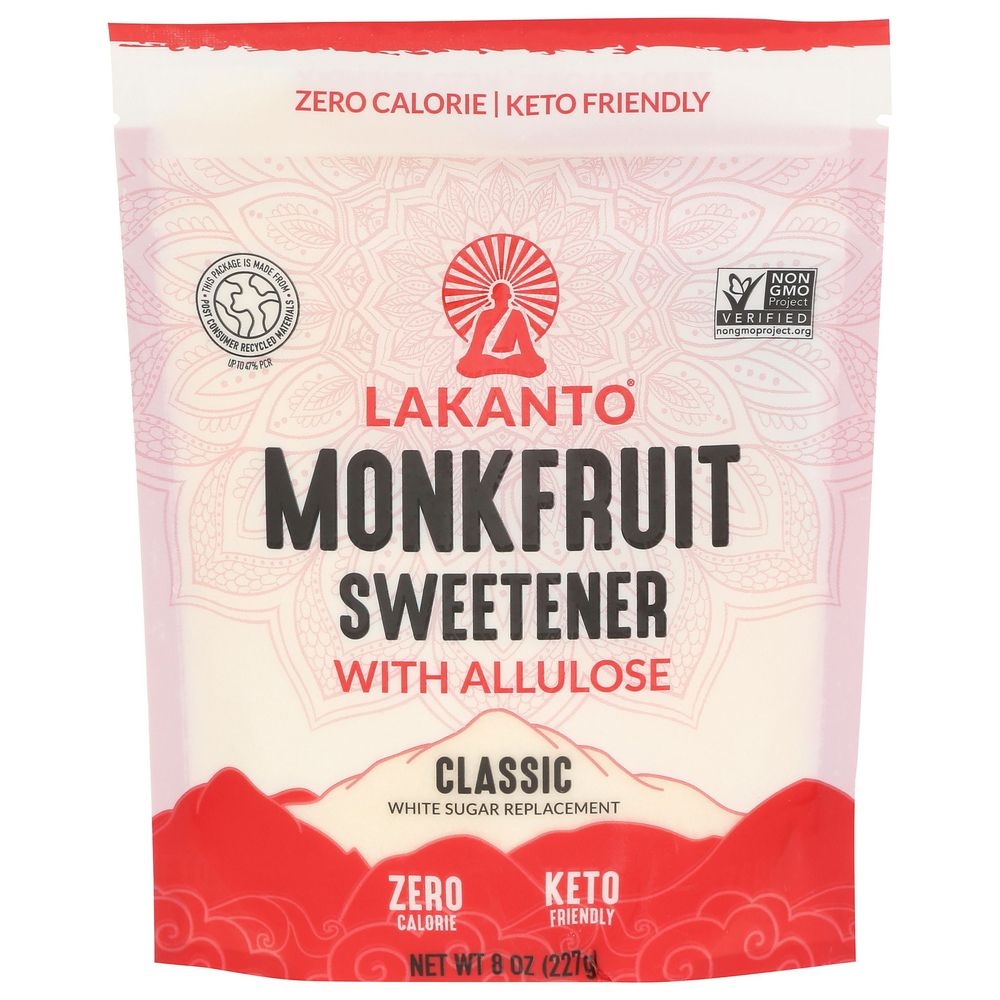Lakanto Classic Monk Fruit Sweetener with Allulose, 8 Ounce -- 10 per case