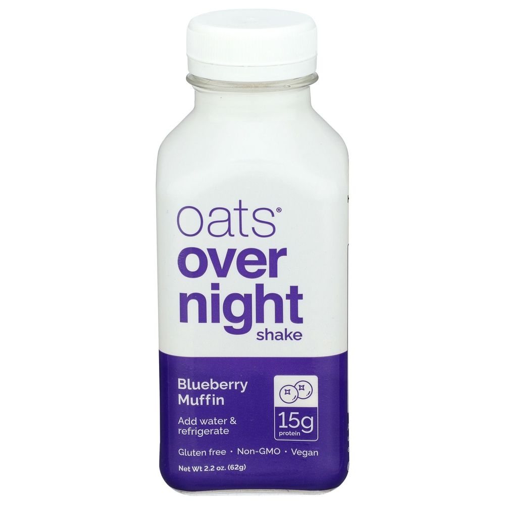 Oats Overnight Blueberry Muffin Shake, 2.2 Ounce -- 10 per case
