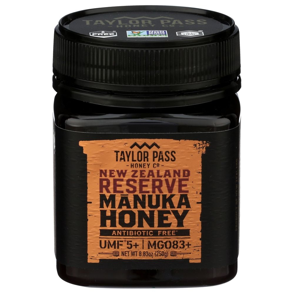 Taylor Pass Honey Reserve Manuka Honey, 250 Gram -- 6 per case