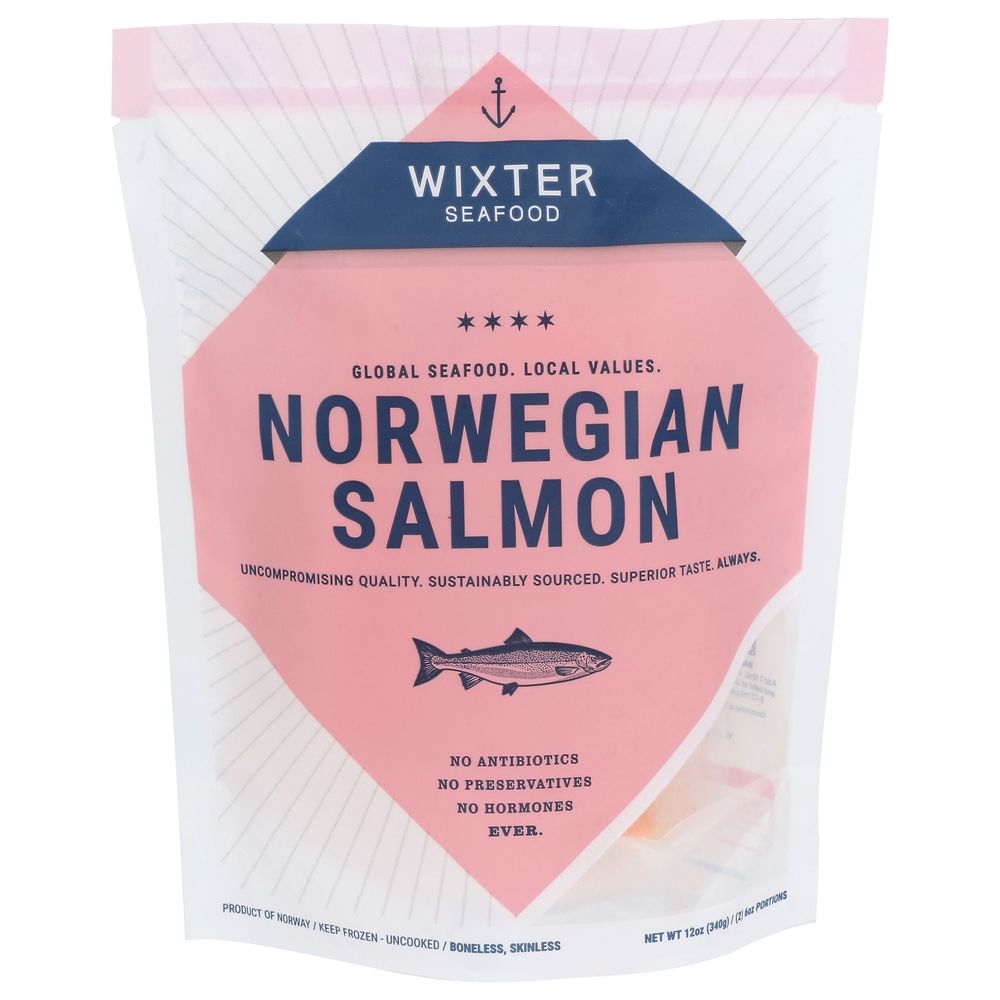 Wixter Seafood Norwegian Salmon, 12 Ounce -- 12 per case