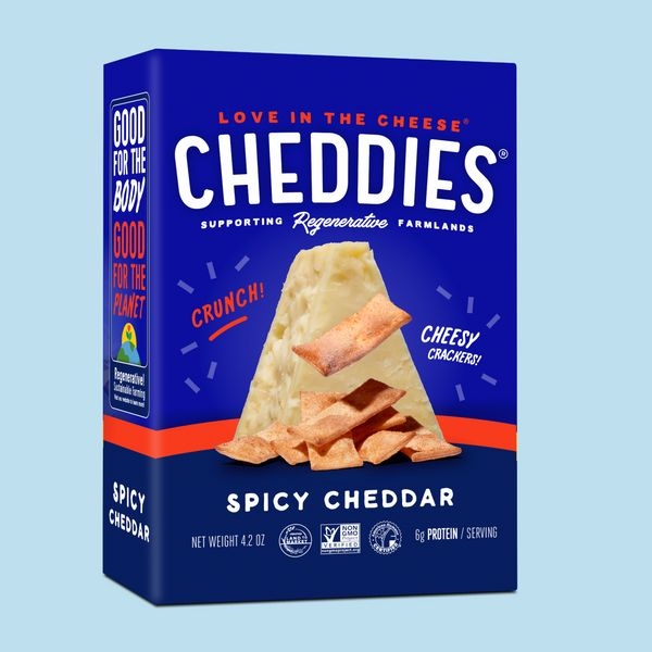 Cheddies Baked Spicy Cheddar Cracker, 4.2 Ounce -- 6 per case