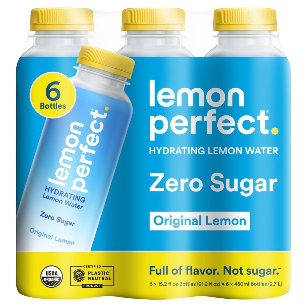 Lemon Perfect Zeo Sugar Original Hydrating Lemon Water, 15.2 Fluid Ounce -- 2 per case