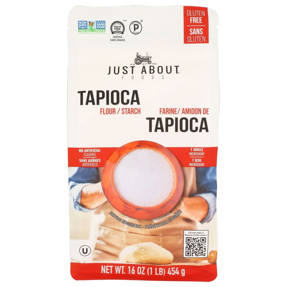 Just About Foods Tapioca Flour, 1 Pound -- 5 per case