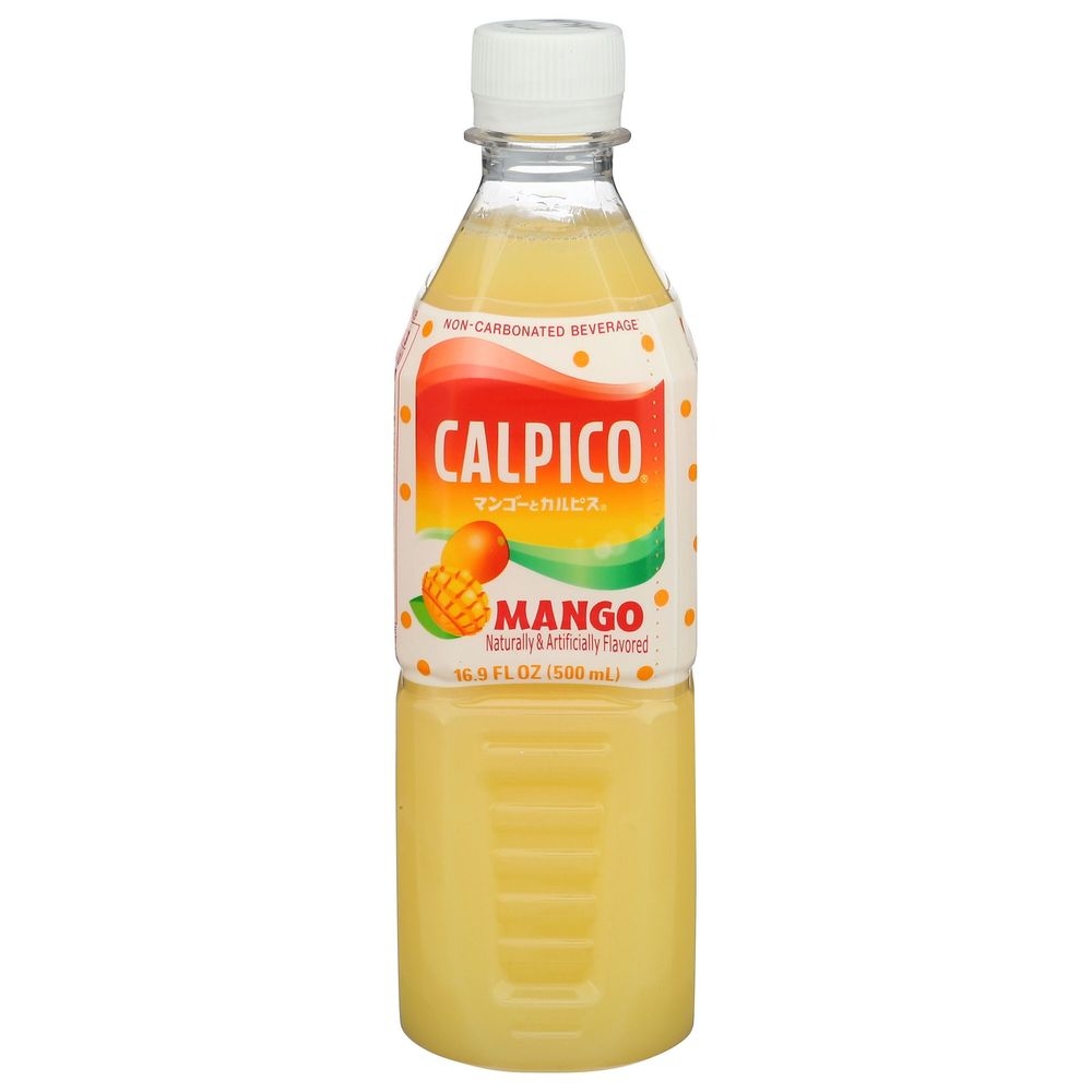 Calpico Mango Non Carbonated Beverage, 16.9 Fluid Ounce PET Bottle -- 6 per case