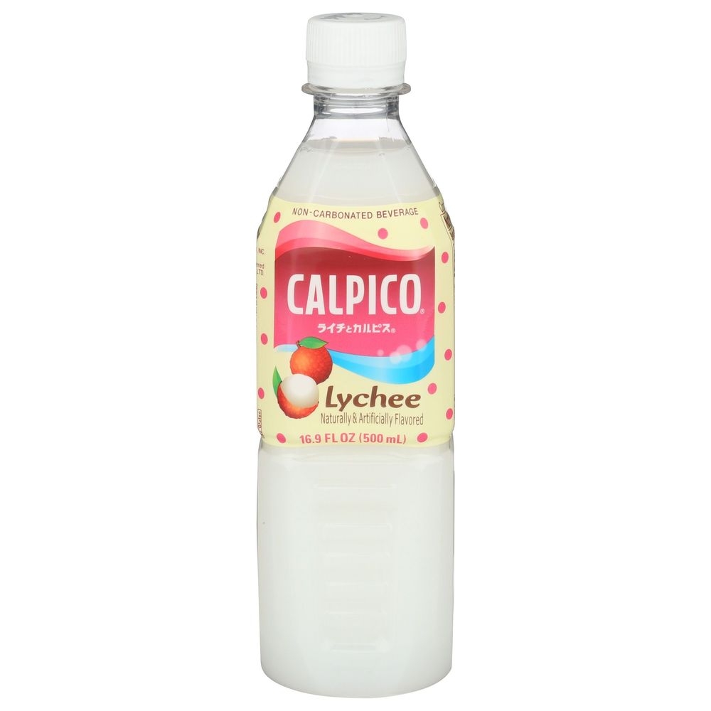 Calpico Lychee Non Carbonated Beverage, 16.9 Fluid Ounce PET Bottle -- 6 per case