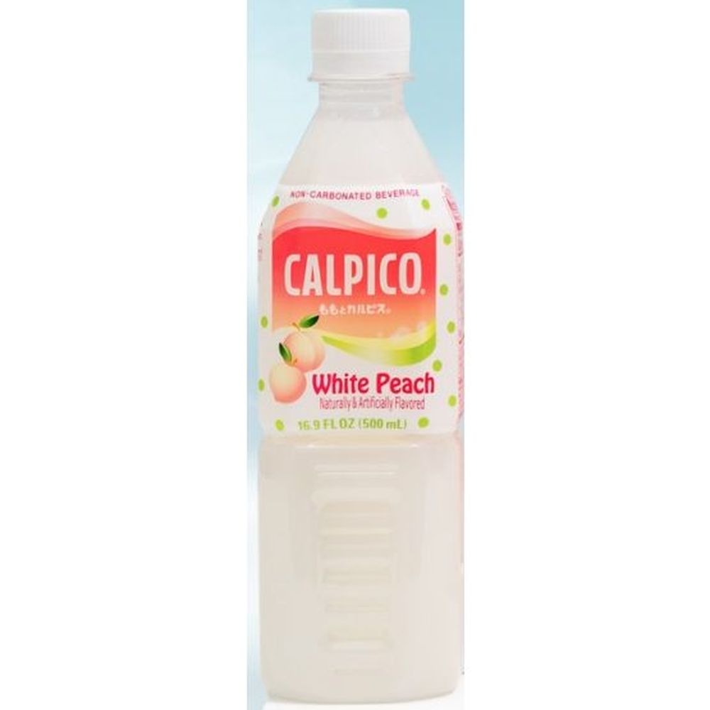 Calpico White Peach Non Carbonated Beverage, 16.9 Fluid Ounce PET Bottle -- 6 per case