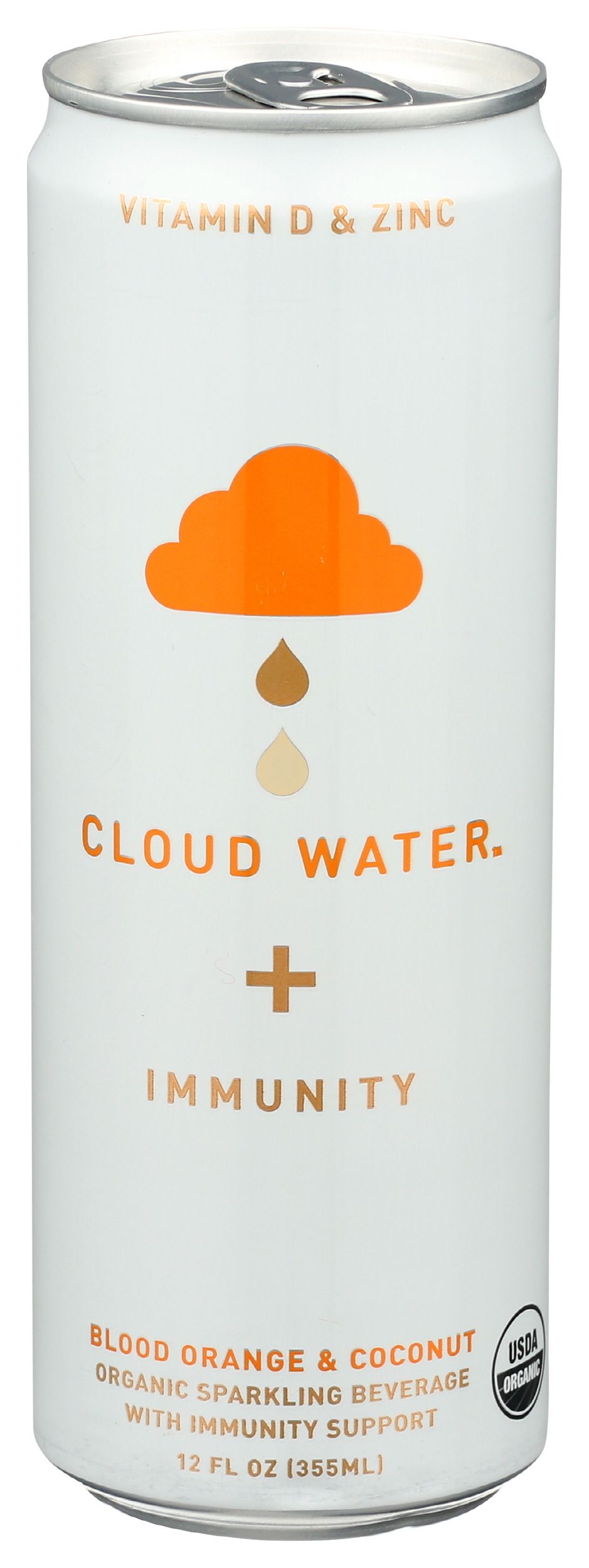 Cloud Water Immunity Blood Orange Coconut Sparkling Water, 12 Fluid Ounce -- 12 per case