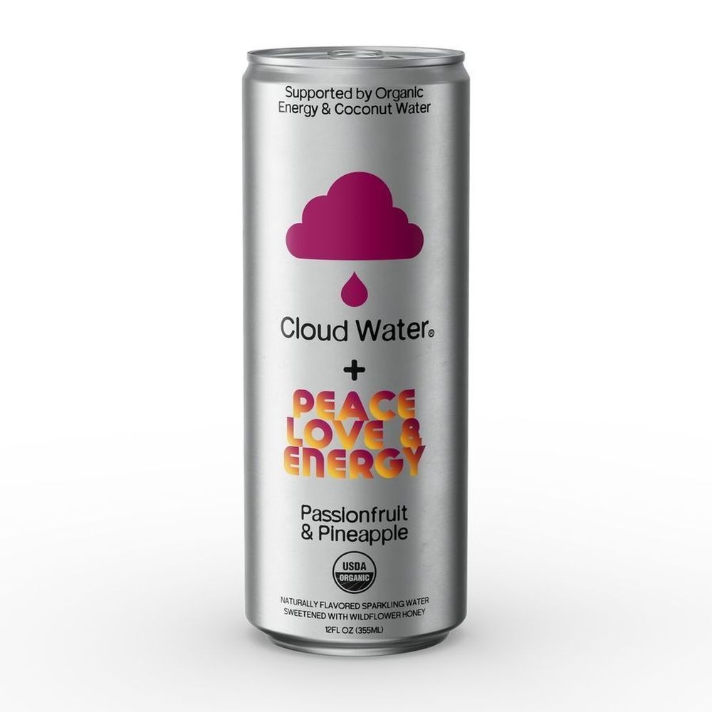 Cloud Water Passionfruit Pineapple Immunity Sparkling Water, 12 Fluid Ounce -- 12 per case
