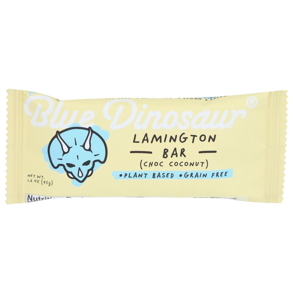 Blue Dinosaur Lamington Snack Bar, 1.6 Ounce -- 12 per case