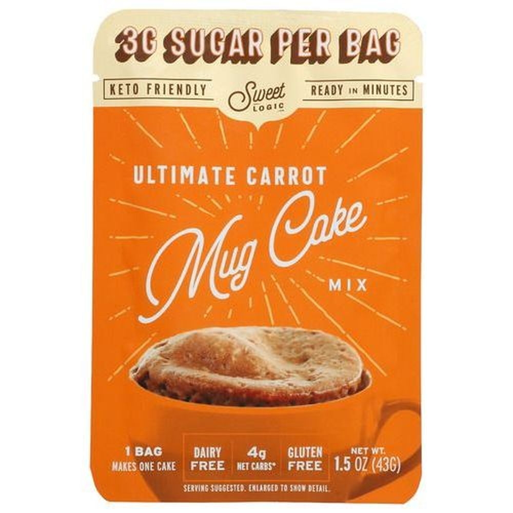 Sweet Logic Carrot Mug Cake Mix, 1.5 Ounce -- 10 per case