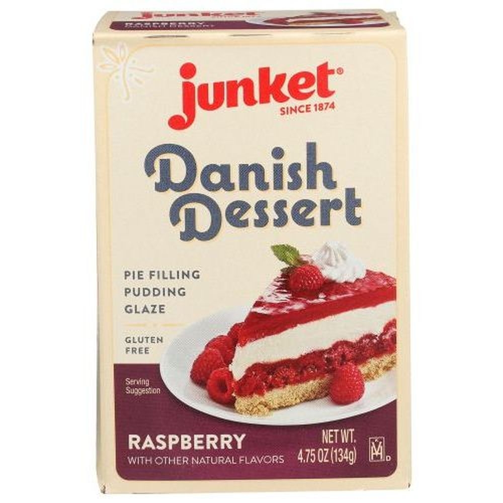 Junket Raspberry Danish Dessert Mix, 4.75 Ounce -- 12 per case