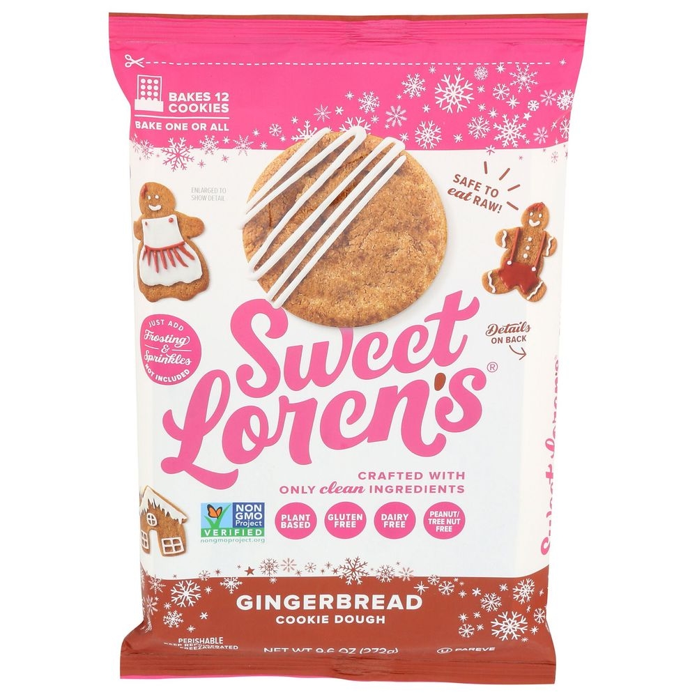 Sweet Lorens Gingerbread Cookie Dough, 9.6 Ounce -- 6 per case