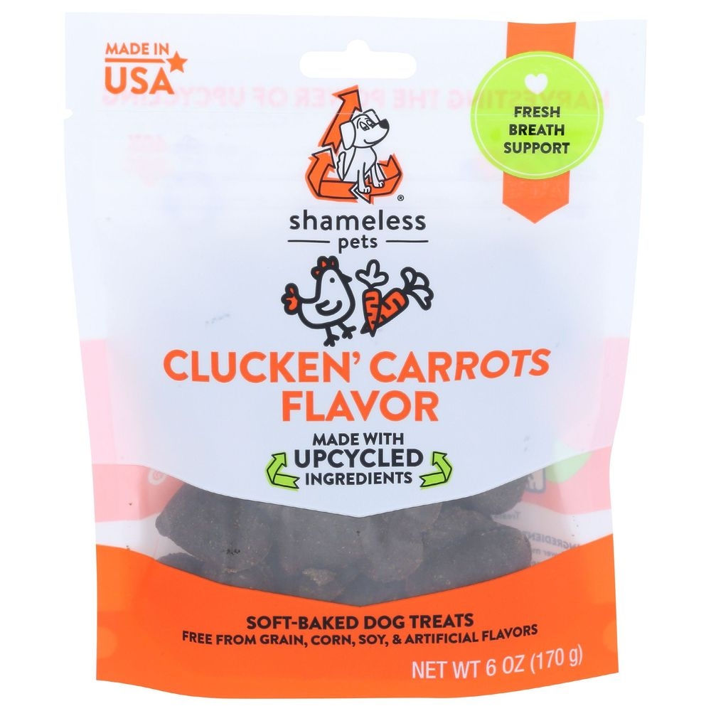 Shameless Pets Chicken Carrots Flavor Soft Baked Dog Treats, 6 Ounce -- 6 per case