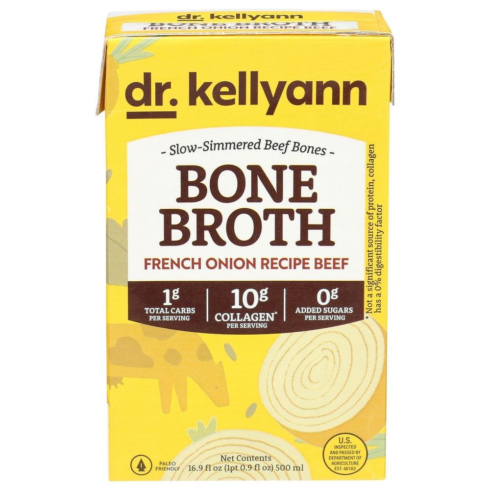 Dr. Kellyann French Onion Bone Beef Broth, 16.9 Fluid Ounce -- 6 per case