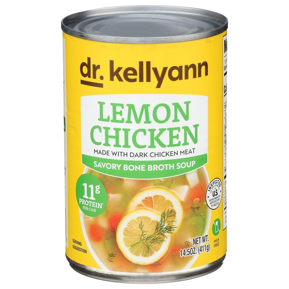 Dr Kellyann Lemon Chicken Soup, 14.5 Ounce -- 12 per case