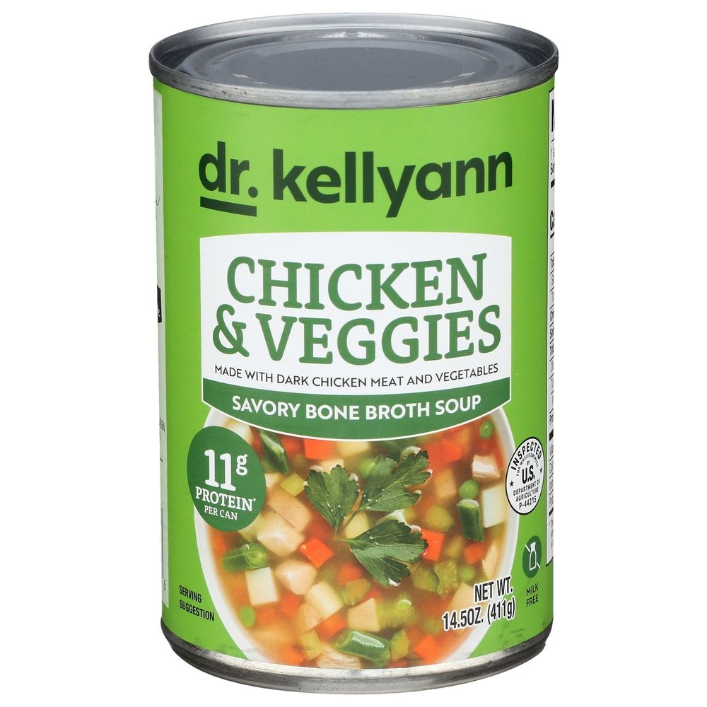 Dr Kellyann Chicken and Veggies Soup, 14.5 Ounce -- 12 per case