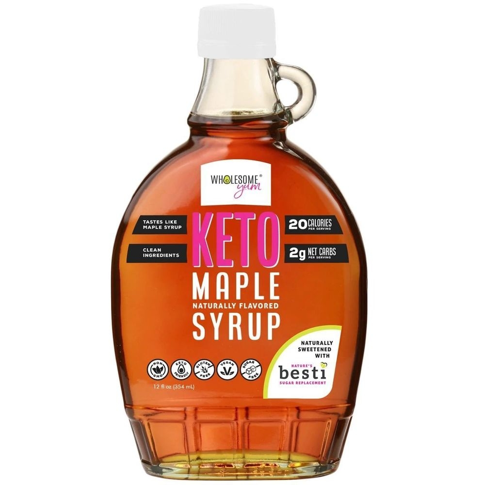 Wholesome Yum Keto Maple Syrup, 12 Fluid Ounce -- 6 per case