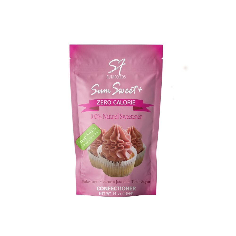 Sumsweet Plus Zero Calorie Confectioners Sweetener Blend, 16 Ounce -- 8 per case