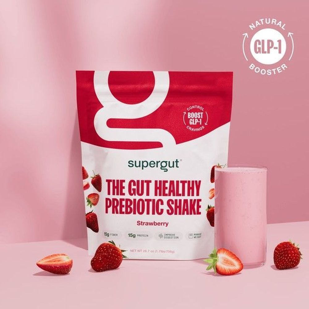Supergut Strawberry The Gut Healthy Prebiotic Shake, 26.7 Ounce