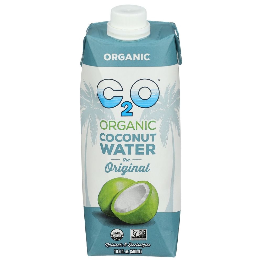 C2O Organic Original Coconut Water, 16.9 Fluid Ounce -- 12 per case